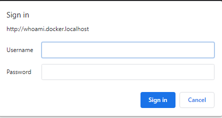 Chrome Sign in Dialog